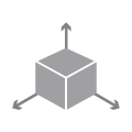  Compacto e versátil, com duas opções de montagem