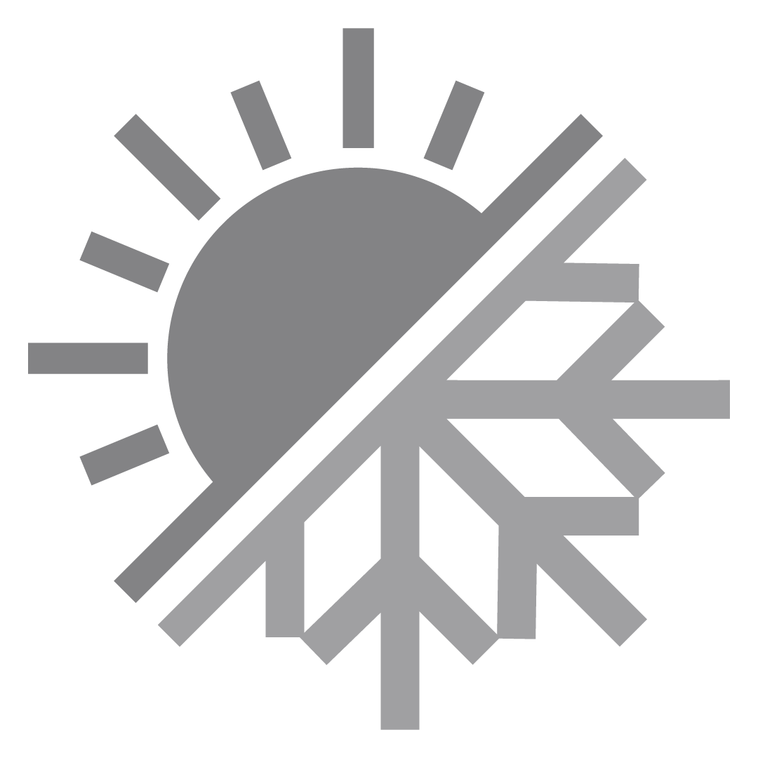 Aplicação em sistemas de refrigeração ou aquecimento de -50 ºC a 100 ºC